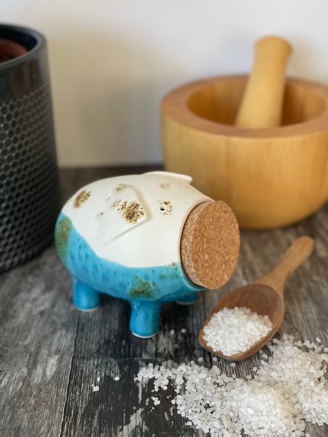 Salt Pig - turquoise 