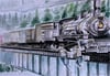 Original painting - THE BODY- The Train Scene