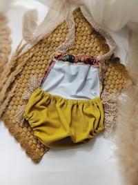 Image 3 of Photoshoot body | sitter girl | romper Marella | age 9-12 months | mustard flowers 