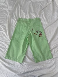 Image 2 of Vintage green jorts // 40