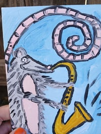 Image 6 of Possum Playing Horn