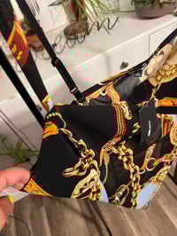 Image 2 of NWT Fashion Nova link chain bodysuit 