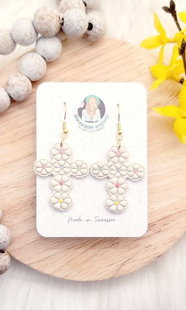 Image of Daisy Cross Dangles