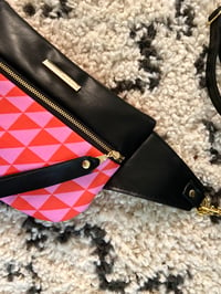 Image 2 of Red & hot pink crossbody 