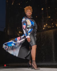Image 3 of Color Block Kimono 