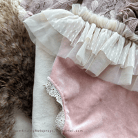 Image 3 of newborn body-dress - Rini - cocoa&powder pink