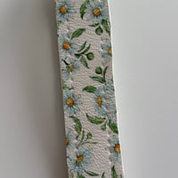 Image 4 of Daisy Faux Leather Wristlet