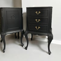 Image 3 of Stunning Olympus black bedside tables 