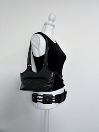 Image 1 of 00s Dark brown leather bag