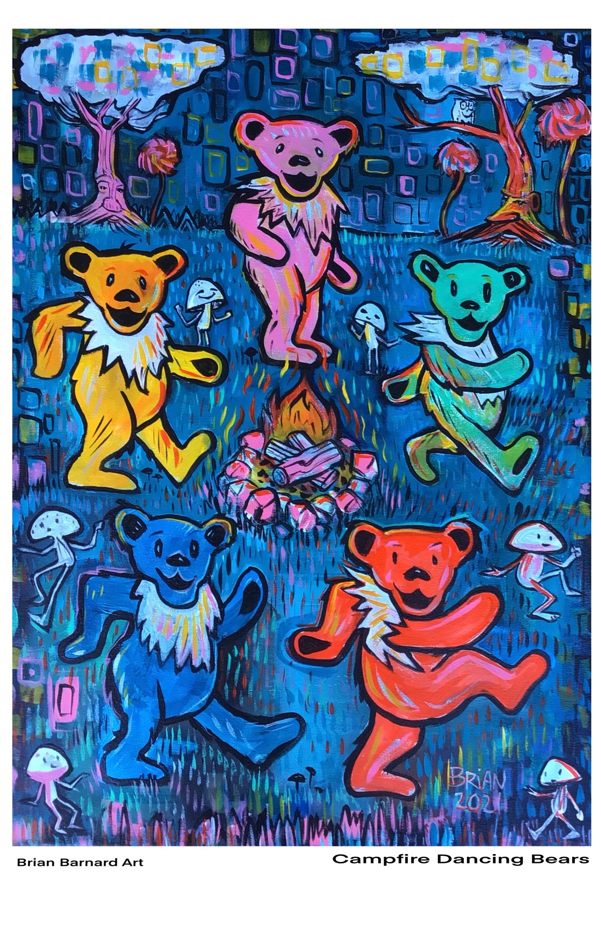 Image of Campfire Dancing Bears