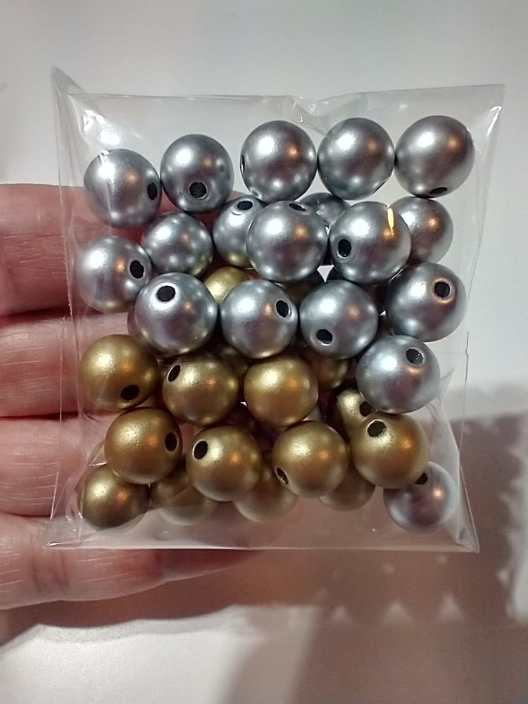 Image of Gold and Silver Bead Mix