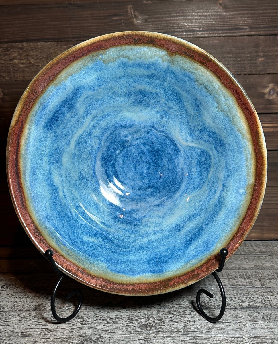 10” wide serving bowl | Fireside Pottery