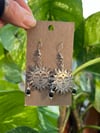 Sun Goddess Earrings—silver