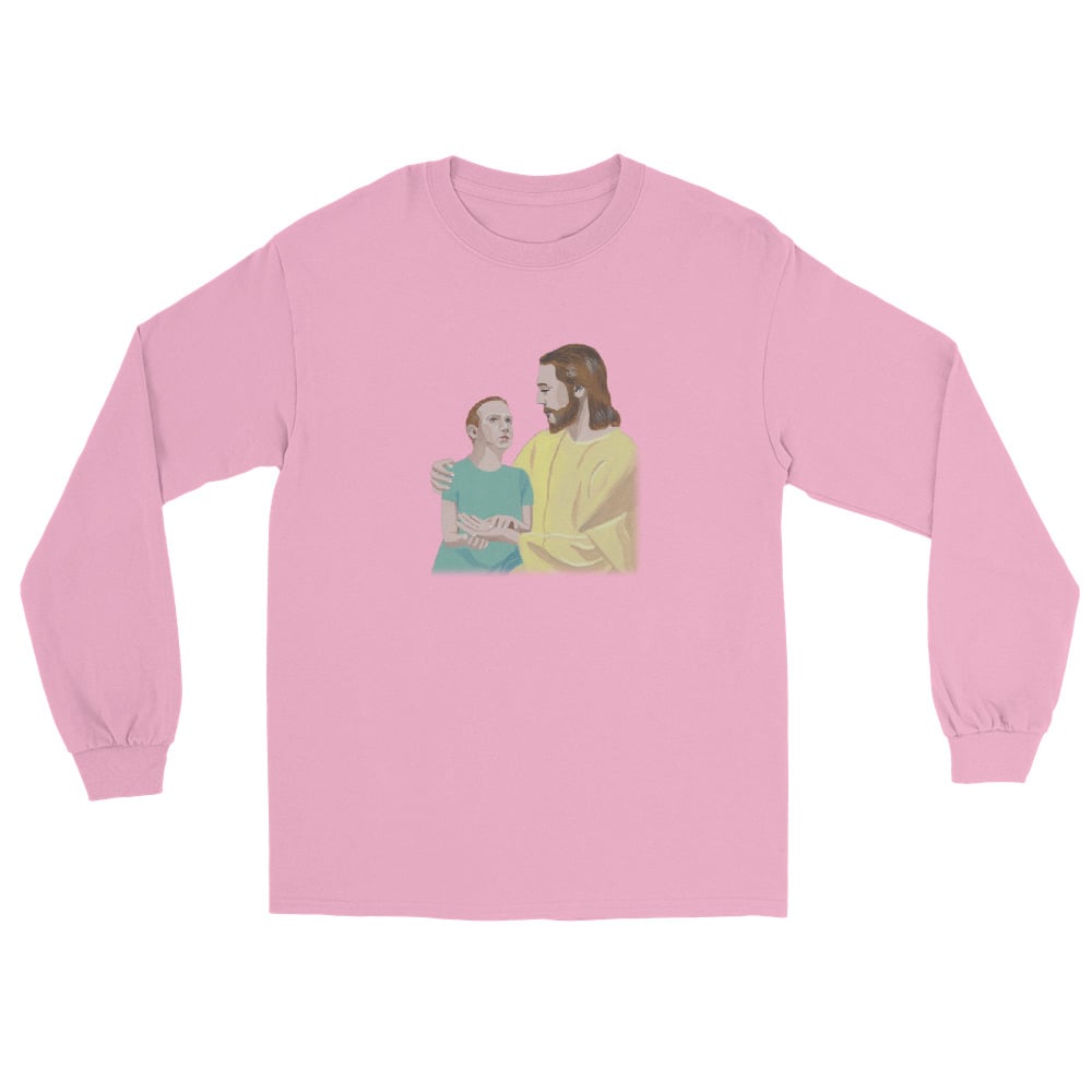Image of MARK MEETS JESUS LONG SLEEVE SHIRT