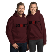 Image 1 of PRINTED DISOBEY LOGO HEAVY HOODIE