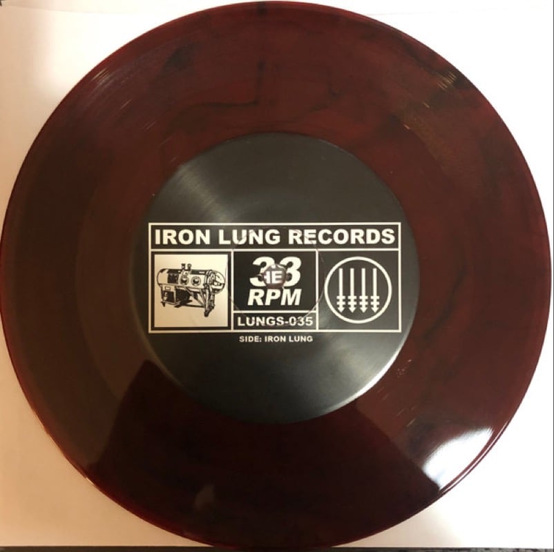 Image of Iron Lung / The Process "split" 7" (Maroon)