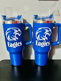 Image 1 of 40oz tumbler with handle 