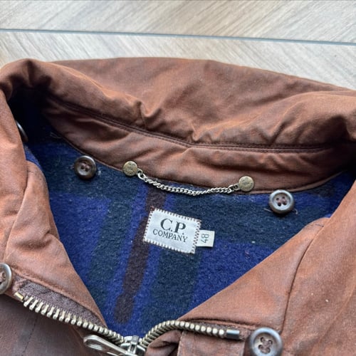 Image of 1994 CP Company Resin Coated Waxed Jacket, Size Large