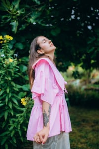 Image 1 of Blouse Chihiro [vichy rose]