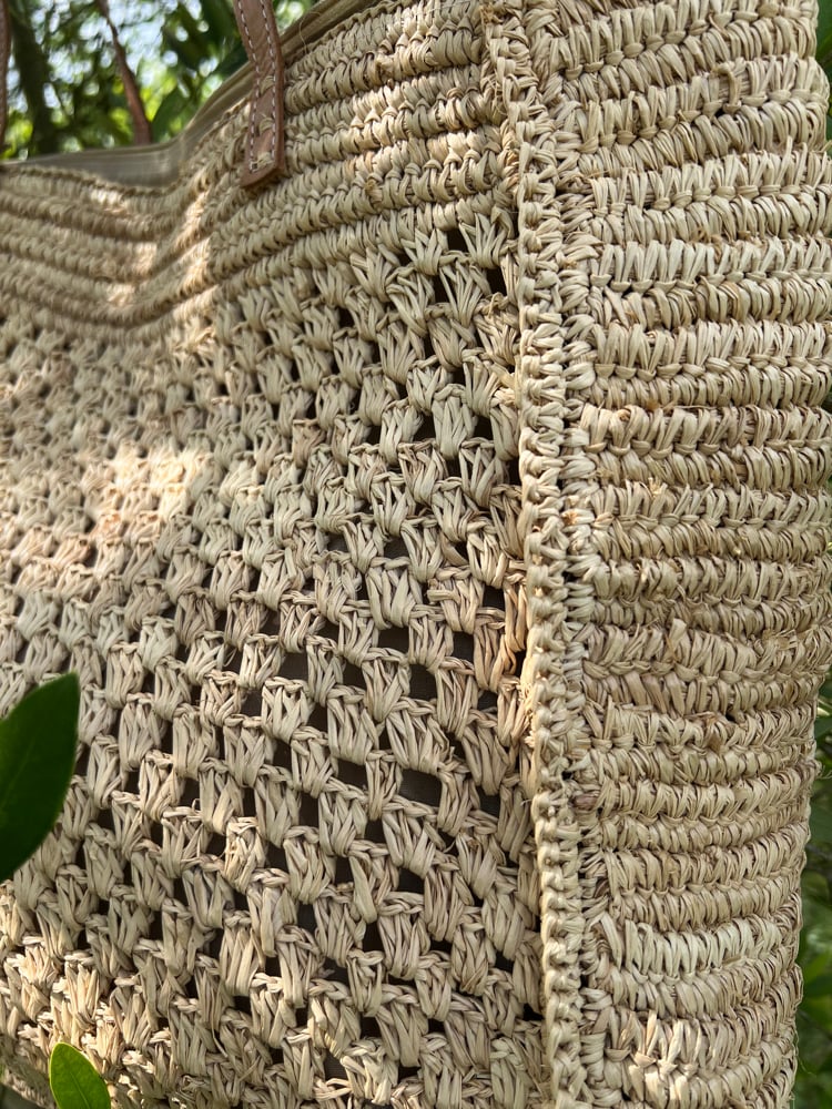 Image of Grand Sac en Raphia MYA 