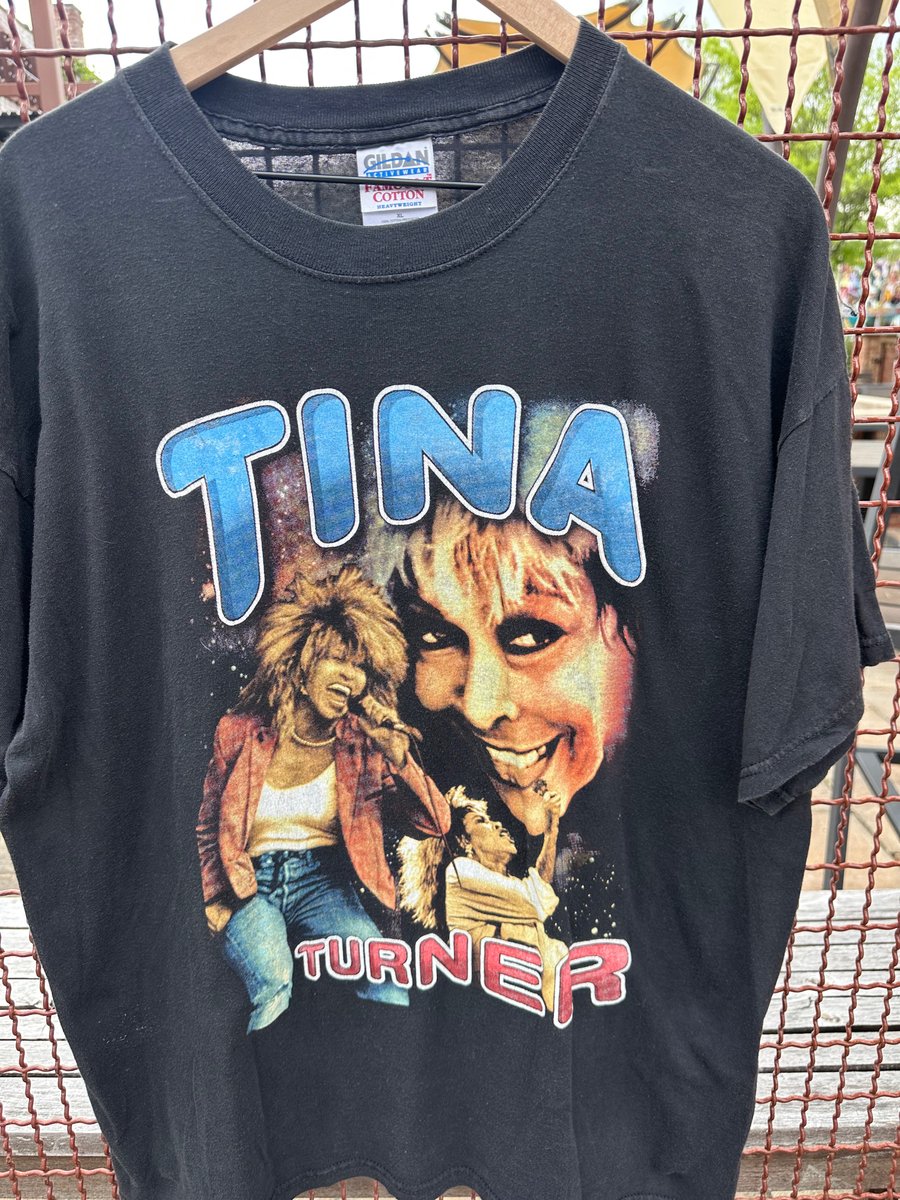 Image of 1999 Vintage “TINA TURNER - 24/7” World Tour Concert Rap Tee, SIZE: XL