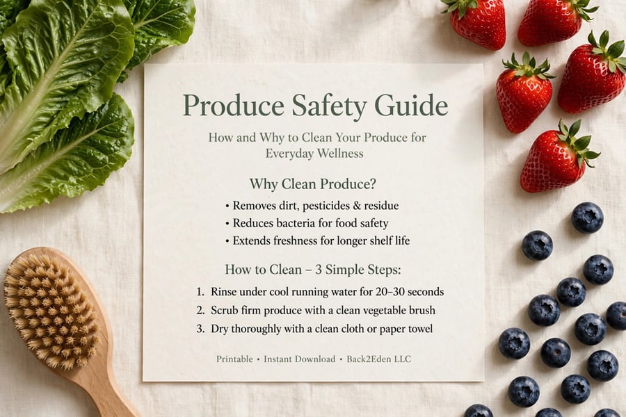 Produce Safety Guide: How to Wash Fruits and Vegetables 