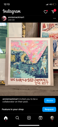 Image 3 of Hic Harold Rex print by Annie mackin