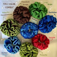 Image 1 of Crochet Scrunchies Bundle 3/$12