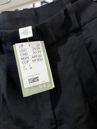 Image 3 of NWT H & M black shorts