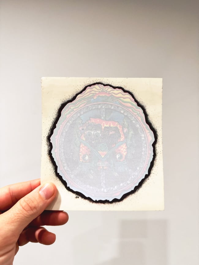 Grateful Dead 90s Psychedelic Bus 5” Window Sticker 