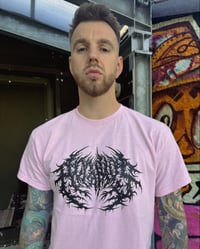 Image 1 of T-SHIRT - Pink/Black