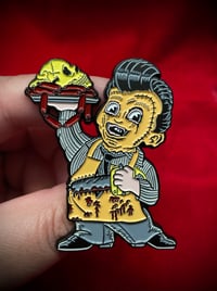 Leathery Face Big Boy Enamel Pin