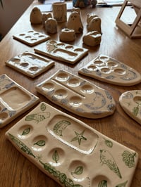 Image 9 of Palette en céramique 🎨  Lune bleue 🩵