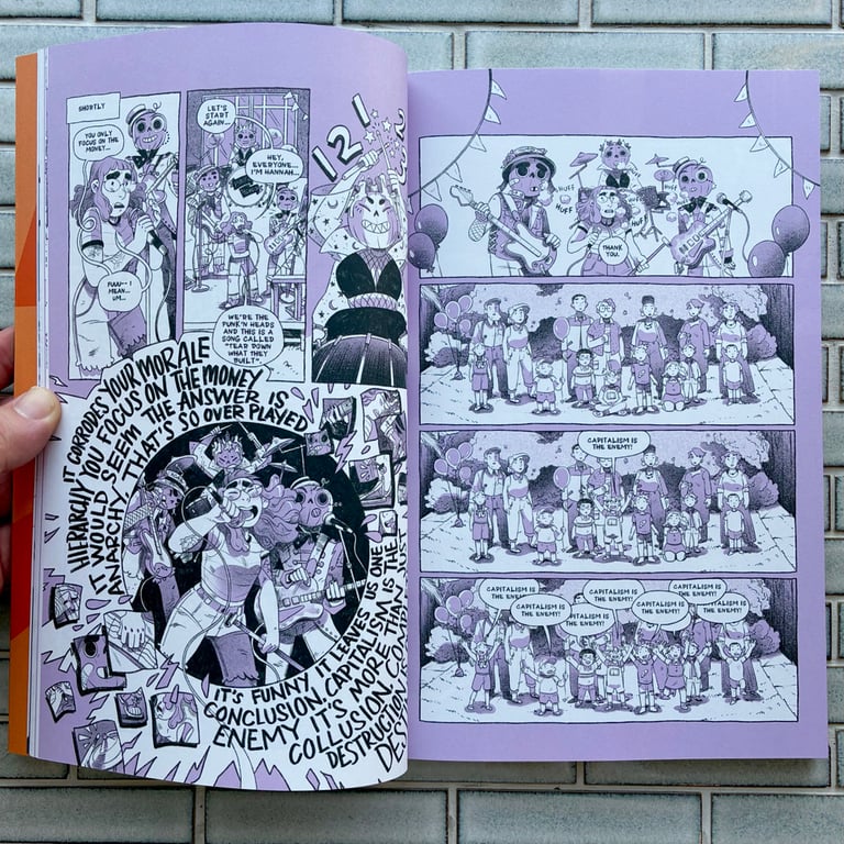 Punk'n Heads by Dave Baker & Nicole Goux - SIGNED & SKETCHED Image 5