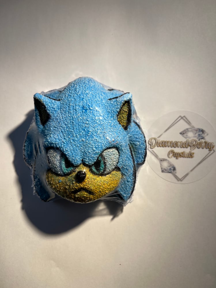 Image of Blue hedgehog bath bomb