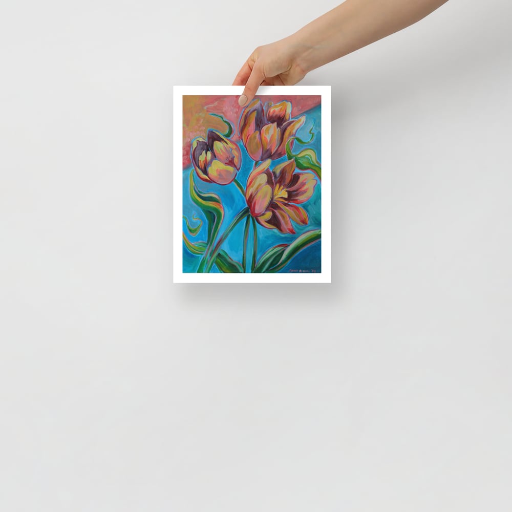 Image of Dancing Tulips- Print