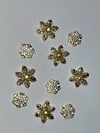 Gold Snowflake Charm