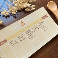 Image 3 of Pudding Weekly Planner Memo Pad