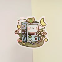 Image 1 of Floral BMO Vinyl Sticker