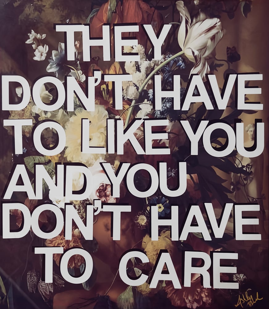 Image of Don’t have to care floral 