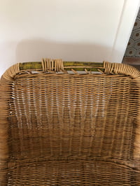 Image 3 of Serie 4 chaises osier pied Tulipe