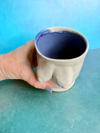 Image 6 of Blue and White Titty Tumbler No. 3