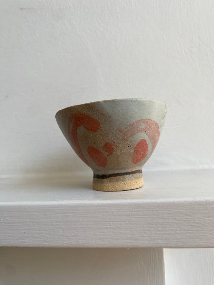 Deep footed Bowl (red Spume) Image 2