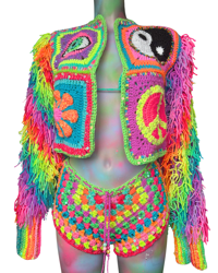 Image 3 of Rainbow Paradise cardigan