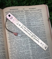 Image 3 of Brass bookmarks with gemstone 