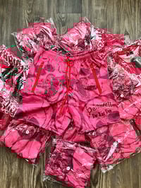Red skully shorts 