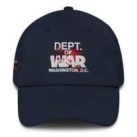 Image 9 of DEPT of WAR Dad hat 1