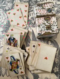 Image 6 of Très ancienne boîte de 2 jeux de patience miniatures, Grimaud, début 1800!