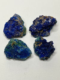 Image 2 of Azurite Mineral Specimens x4  #2518
