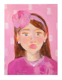 Pouty in Pink (PRINT) 